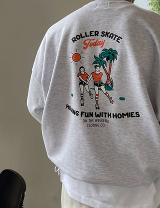 Roller Skate String Sweatshirt (3 colors)