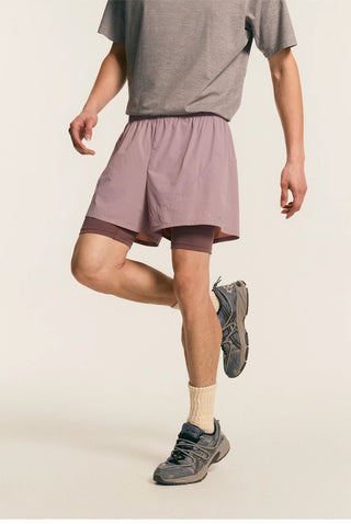 [Monterest] UPF50+ 2-in-1 Stretch Sport Shorts