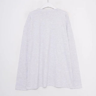 Oversized Lettering Long T-Shirt