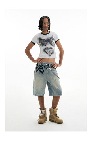 CONP Race Graphic Slim T-Shirt (White)