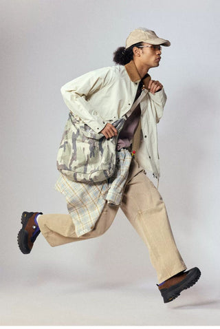 [Monterest] Corduroy Collar Multi-Pocket Field Jacket