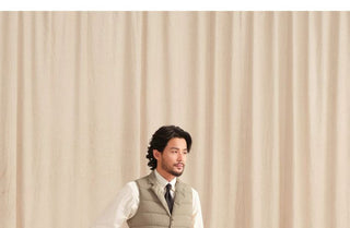 [CULTUM] Tailored Down Vest with Notch Lapel