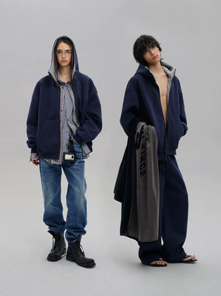 [MASONPRINCE] Dome Silhouette Air Layer Sweatsuit