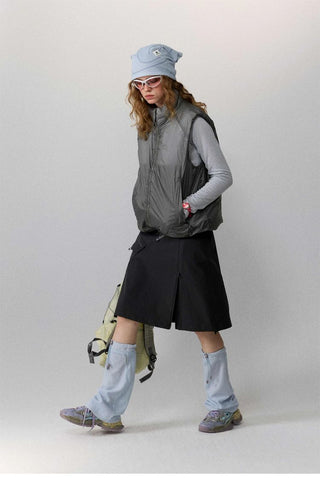 [Monterest] Water-Resistant Padded Stand Collar Vest