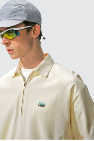[Monterest] Quick-Dry Half-Zip Polo Shirt