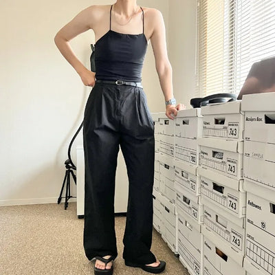 Two-pleat chino pants