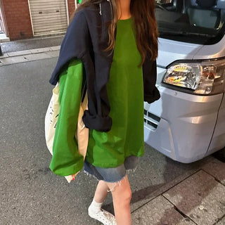 Cotton oversized T-shirt