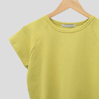Raglan short-sleeved T-shirt
