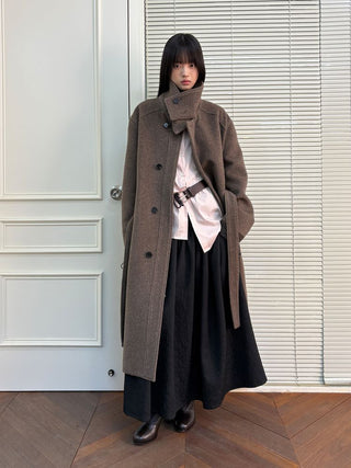 [NeverSeez] Jacquard Voluminous Skirt