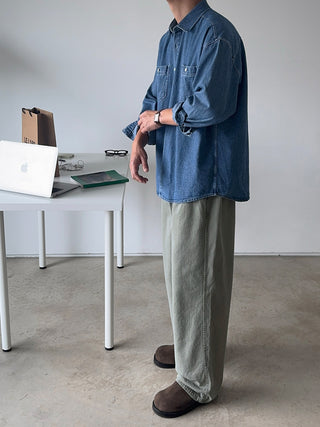 Dijon Pocket Denim Overshirt