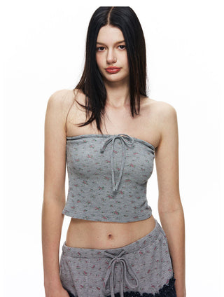 [NECY] Coquette Floral Dot Hooded 3