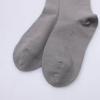 Color-blocked knee-high socks
