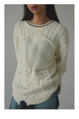 CONP Twist Sweater (Ivory)