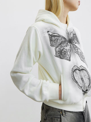 CONP Painted short sweater (white)