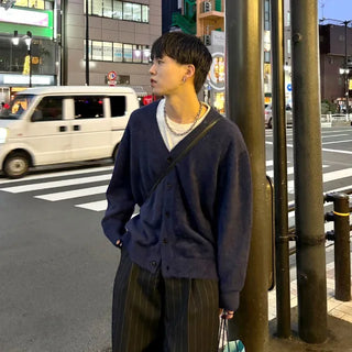(Unisex) Soft V-Neck Cardigan