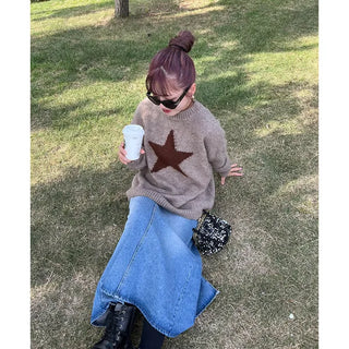 Star pattern sweater