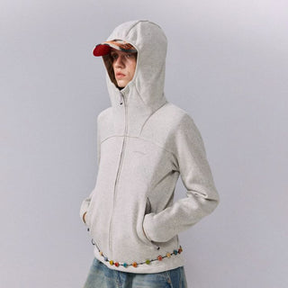 [Monterest] 5A Antibacterial Fleece-Lined Hooded Cardigan