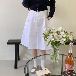 Stitched cargo skirt