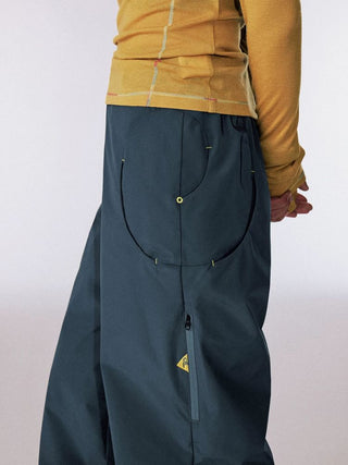 [CONP] Outdoor Swirl Pocket Zip Wide Pants