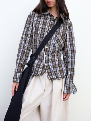 [NeverSeez] Plaid Cotton Shirt