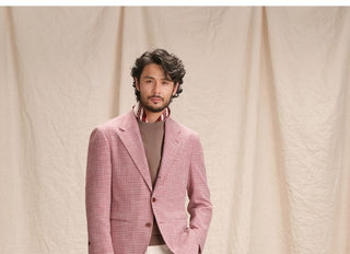 [CULTUM] Houndstooth Suit Jacket
