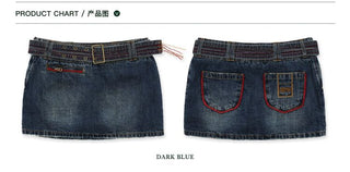 [Moromoro2] Washed Denim Fringe  Collection