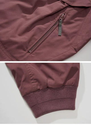[Monterest] Water-Resistant Stand Collar Work Jacket