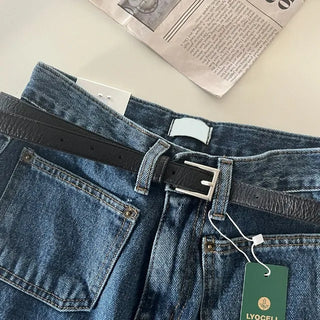 Trouser leather belt