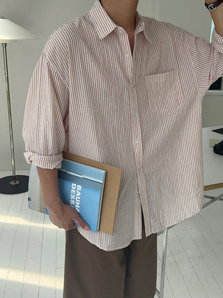 Norton Oversized Cool Stripe Shirt