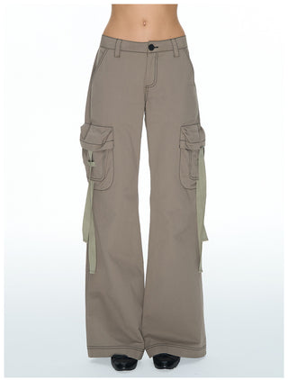 [NECY] Utility Cargo Strap Pants