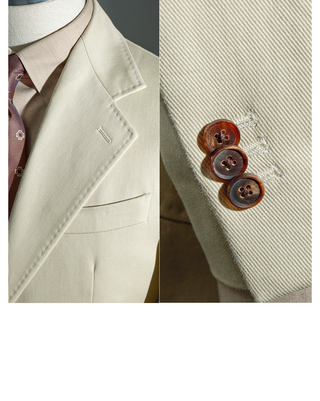 [CULTUM] Cotton Twill Lined Suit Set