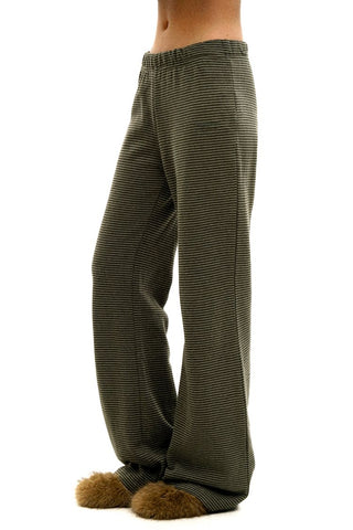 [Moromoro2] Hemp Stripe Fleece Hooded Set