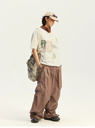[Monterest] Horse Year Graffiti Print Embroidered Tee