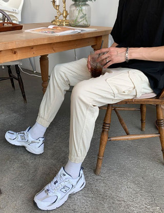 Linen Cargo Jogger Pants (5 colors)