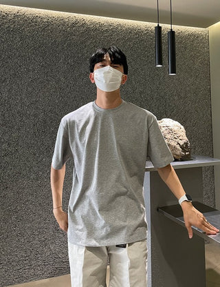 High-density cotton daily short-sleeve t-shirt (6 colors)