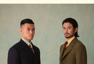 [CULTUM] 1930s Pinstripe Double-Breasted Peak Lapel Suit