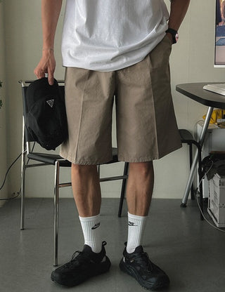 Washed Cotton Bermuda Shorts (3 colors)
