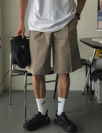 Washed Cotton Bermuda Shorts (3 colors)