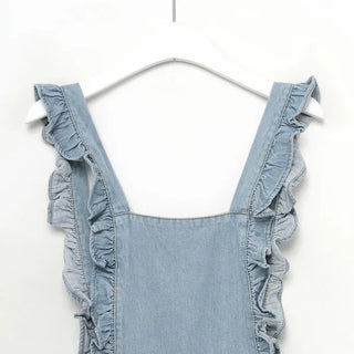 Denim overalls