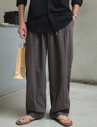 Volume Linen Pants (3 colors)