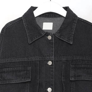 Oversized denim jacket