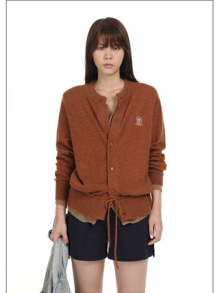 MASONPRINCE Fake Two-piece Cardigan
