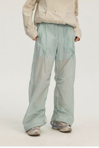 [Monterest] UPF50+ Water-Resistant Ruched Parachute Pants