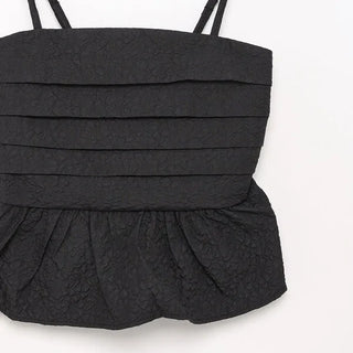 Pintuck Flare Top