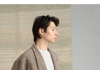 [CULTUM] Wool Blend Shawl Collar Short Jacket