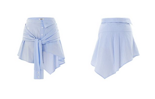 [NOTAWEAR] Patchwork Ties Skirt