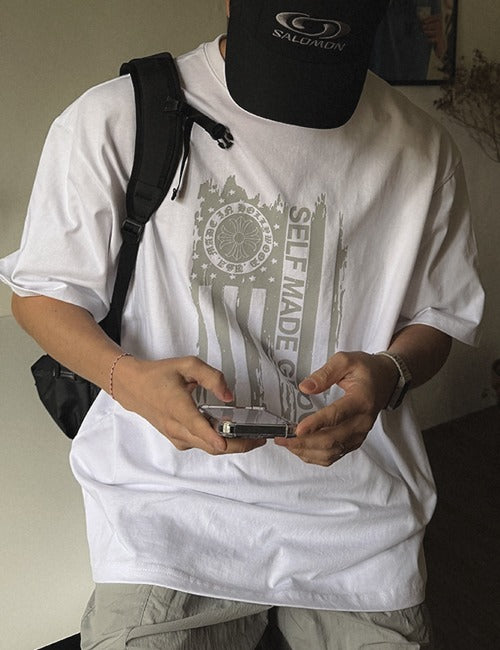 SELF Sturdy Oversized Short Sleeve T-shirt (2 colors)
