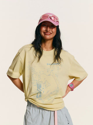 [Monterest] Coolmax Quick-Dry Graphic Print T-Shirt
