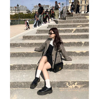 Basic check jacket