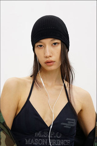 [MASONPRINCE] Lightweight Mesh Knit Beanie